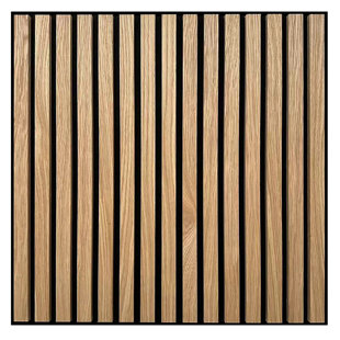 Acoustic Slat Wood Tile Natural Wall Panels
