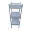 Support présentoir de sol à 3 niveaux 18,4 x 18,4 x 51,5 po