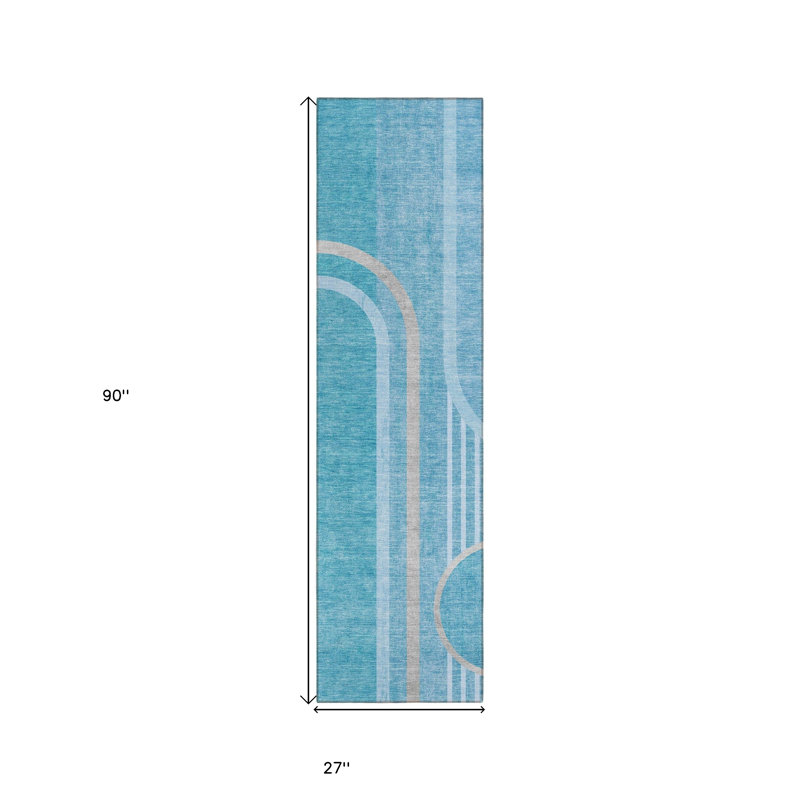 Tapis de couloir d'extérieur 8 pi