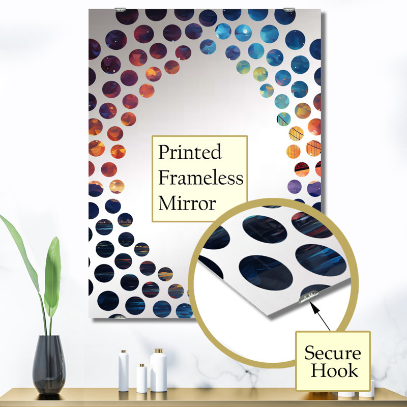 Miroir mural Attah - Vangogh MIR136111, 40 po x 30 po