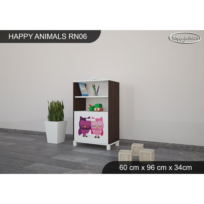 60cm W Kids Cube, Wenge Chestnut