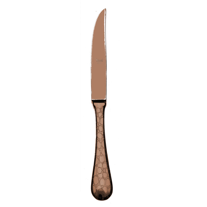 Coccodrillo Steak Knife - 24 Pieces - Bronze, Bronzo