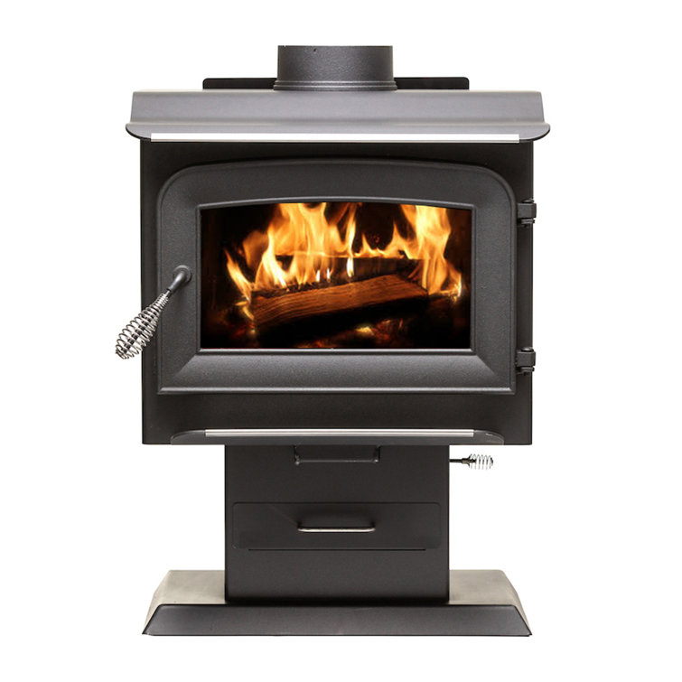Ashley Hearth 1200 Square Feet Freestanding Wood Burning Stove u0026 Reviews |  Wayfair