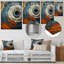 «Abstract Graceful Woodland II», reproduction d'art murale abstraite en métal-424797011