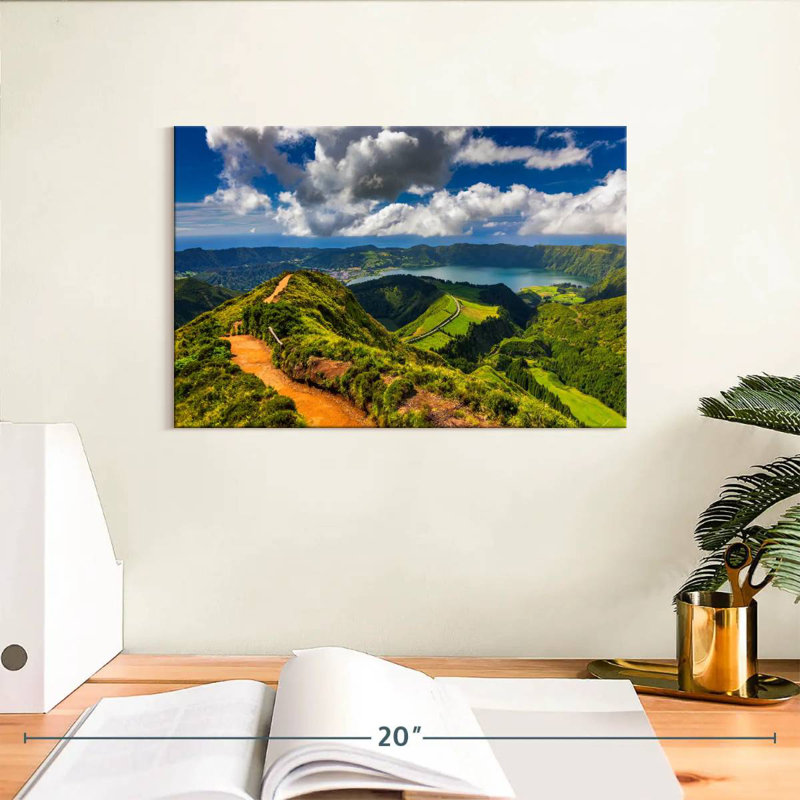 Point de vue de Sete Cidades, H 8 po x l 12 po