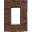 Couvercle électrique universel pour panneaux de parement en faux pierre EverStone, l 5 1/2 po x P 1 7/8 po x H 7 3/8 po, couleur brun patiné-119379418