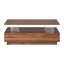 Table basse moderne à 2 tiroirs de 47,2 po à DEL moderne-1971125935