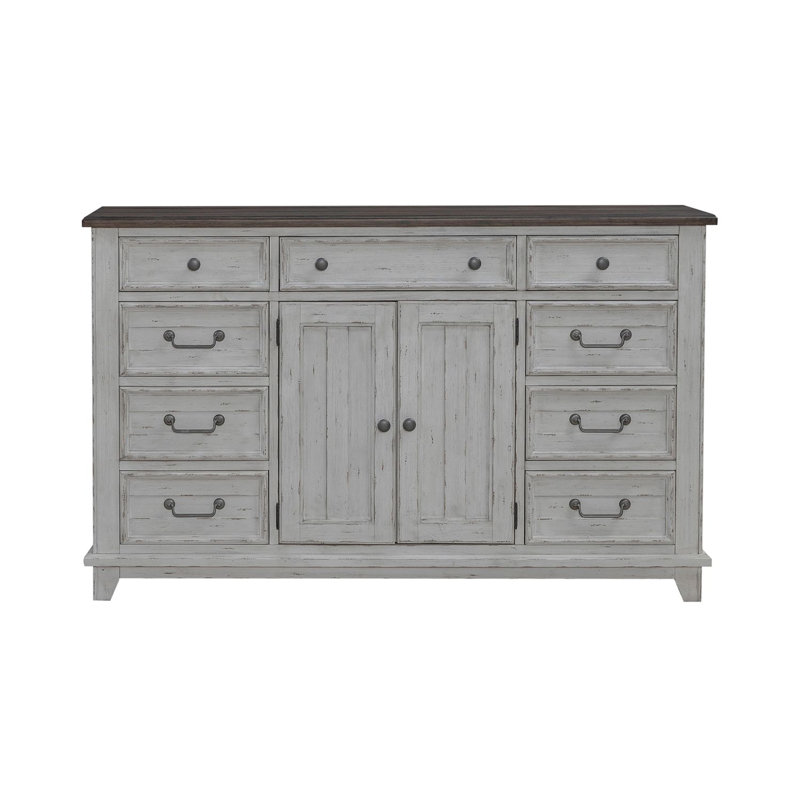 River Place 2 Door 9 Drawer Dresser