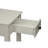 White Rectangular Top Side Table With One Drawer And Shelf, Great For Primary Living Area, Kd Construction Open Spaces, Transitional Look */【