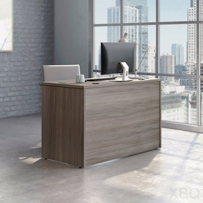 48" x 24" Brown Finish Office Desk (Alt)