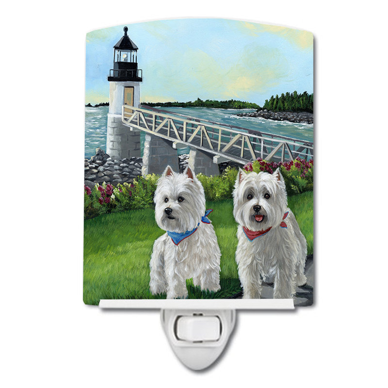 Veilleuse Westie, Westie Schooner et Annie
