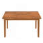 Table de salle à manger de style moderne Mid-Century de 47 pouces, coin-repas compact pour la maison, la cuisine, l’appartement, les pieds en bois d’hévéa