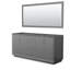 Strada 71'' Double Bathroom Vanity Base Only-765425143