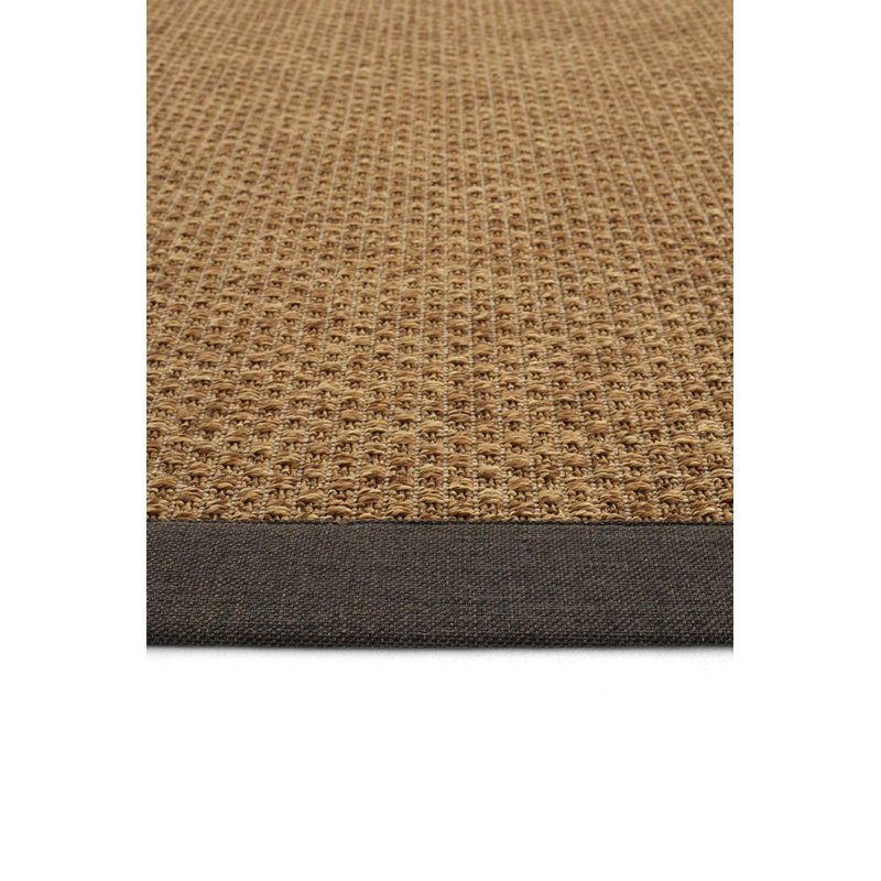 Alexandrea Solid Colour Machine Made Indoor / Outdoor Area Rug, Rectangle 5'3" x 8'2"