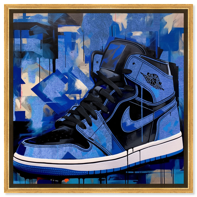 Art mural sur toile 1 pièce Notoriart, Cadre doré, H 25 po x l 25 po