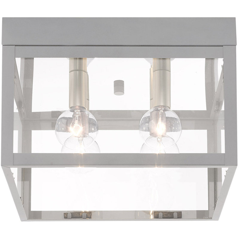 Bennefield Flush Mount, Nordic Gray