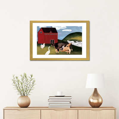 " Red Cottage I " by Melissa Wang