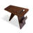 Harper Solid Walnut Side Table with Magazine Rack-179931798