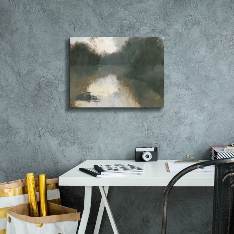 «Moody Landscape» par James Wiens, art mural sur toile, H 12 po x l 16 po