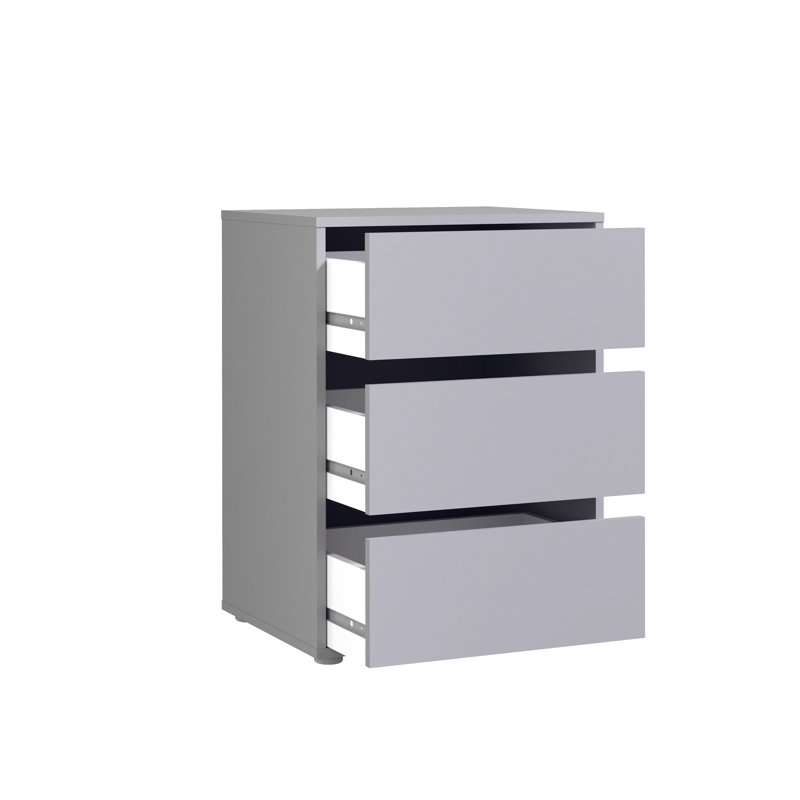 Aashka 51cm Wide 3 -Drawer Steel File Cabinet
