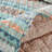 Blue Fabric Reversible Quilt Set-592426331