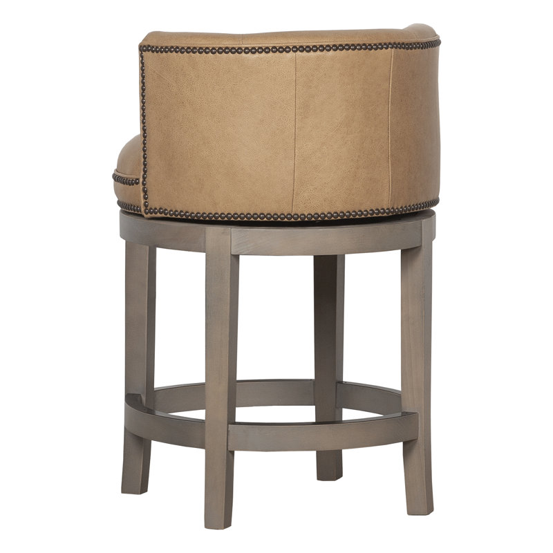 Tabouret pivotant Cosmo, Tabouret de comptoir (assise de 26 po de hauteur), Espresso, Loden 9953
