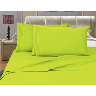 Brunelle 100% Microfiber Solid Colour Sheet Set