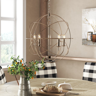 Padilla 5 - Light Dimmable Globe Chandelier