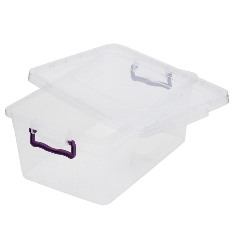 Bac en plastique, H 6,5 po x l 9,75 po x P 15 po, 10 L