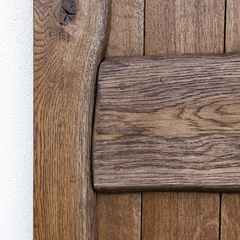 Virpi Solid Oak Sliding Door Primed, 210 H x 100 W x 4 D