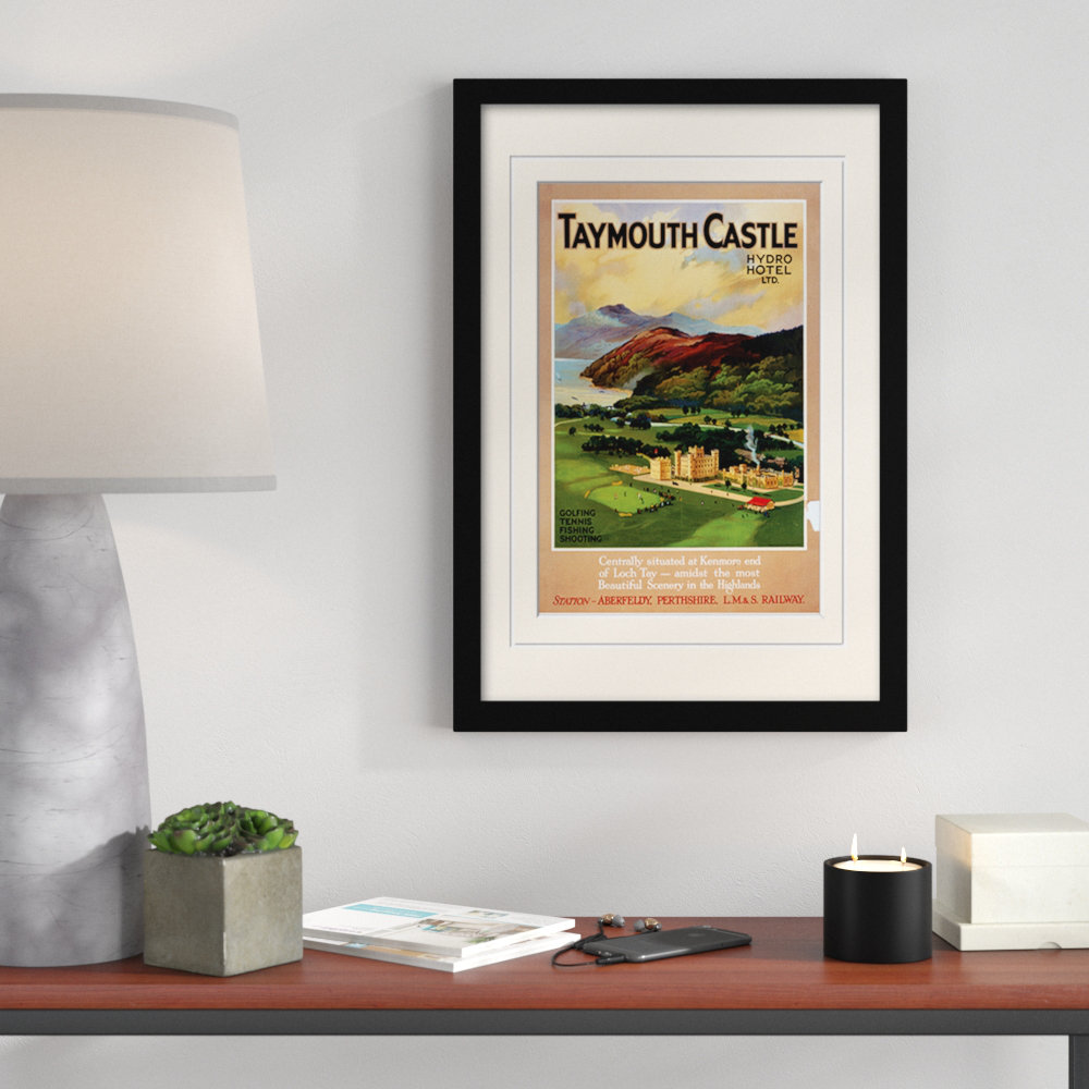 Happy Larry Taymouth Castle Vintage Advertisement | Wayfair.co.uk