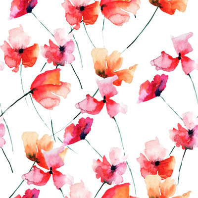 Asrani Beautiful Flowers - Wrapped Canvas Painting