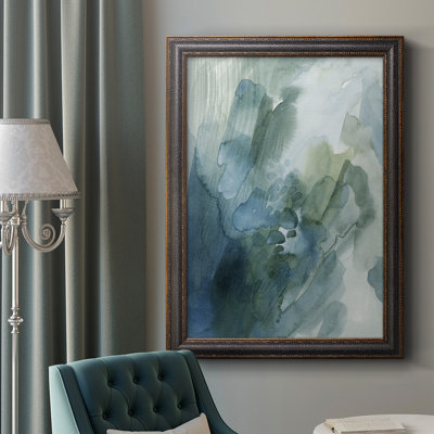 River Gleam I, toile encadrée de qualité supérieure - prête à être accrochée