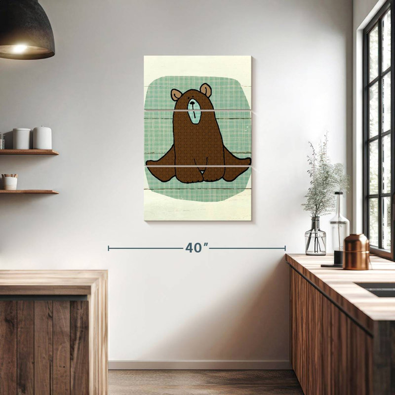 Brampt Woodland Creatures Bear, 38" H x 24" W