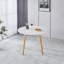 Table extensible, table de salle à manger, pieds en bois, 100/140 / 180X100x75cm