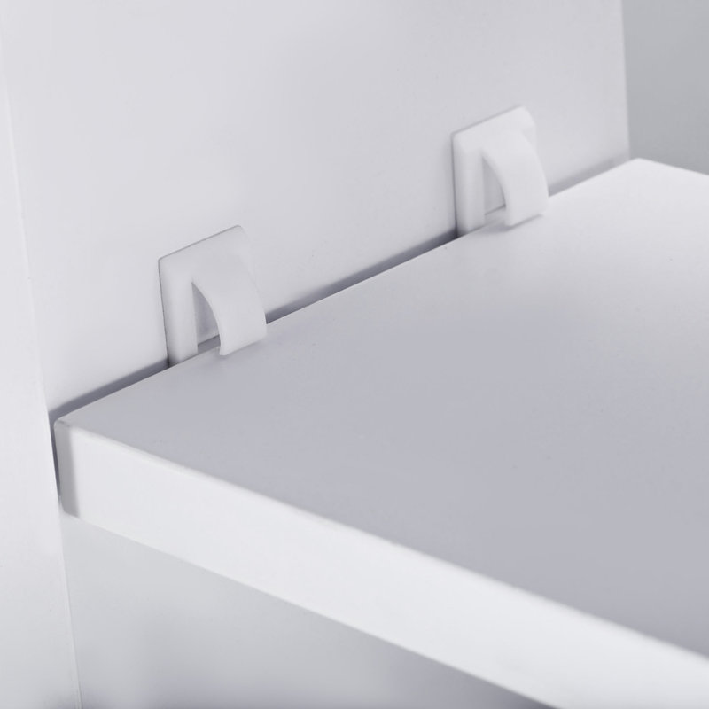 Miroir de salle de bain mural à double porte, armoire à pharmacie 31,5 "x 23,5" avec design moderne, grand rangement, charnières silencieuses | Idée de cadeau
