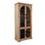  Grande armoire en bois Elena avec portes en verre arquées-159462565
