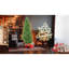 Arbre de Noël mince, 2152 pointes, branches en PE + PVC, conception à charnières pour une installation facile, support en métal stable, idéal pour les coins et les petits espaces-137219736-137219730