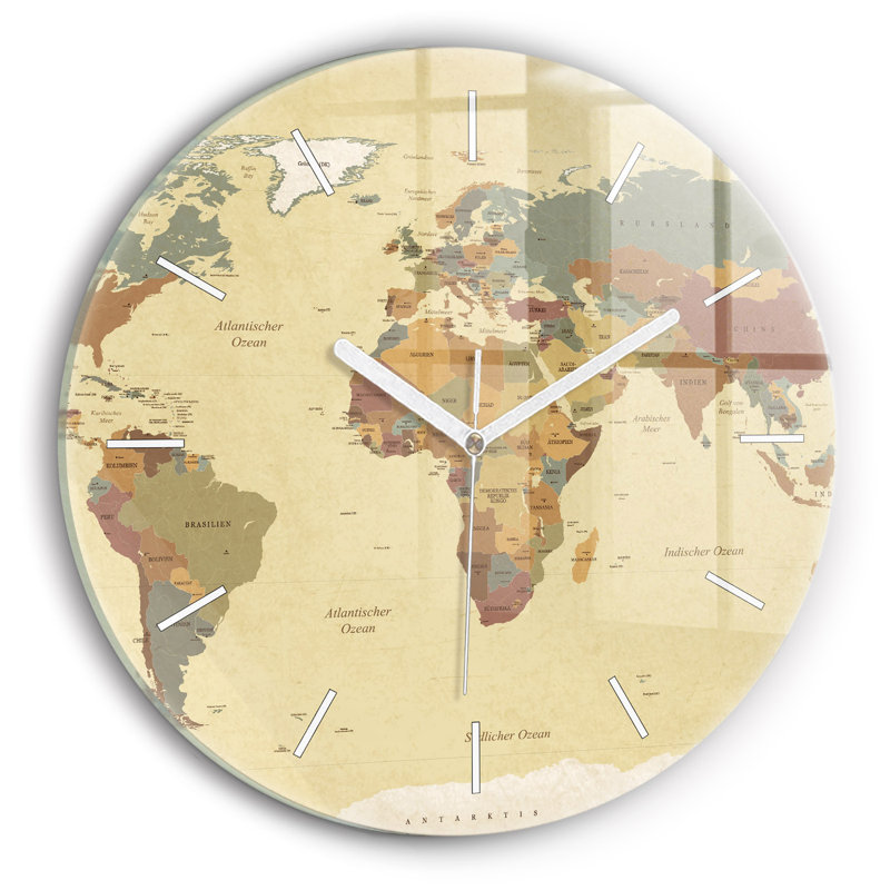 Glass Wall Clock