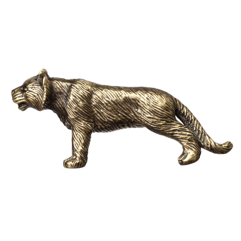 Poignée fantaisie surdimensionnée 2 3/4 po Puma, Laiton
