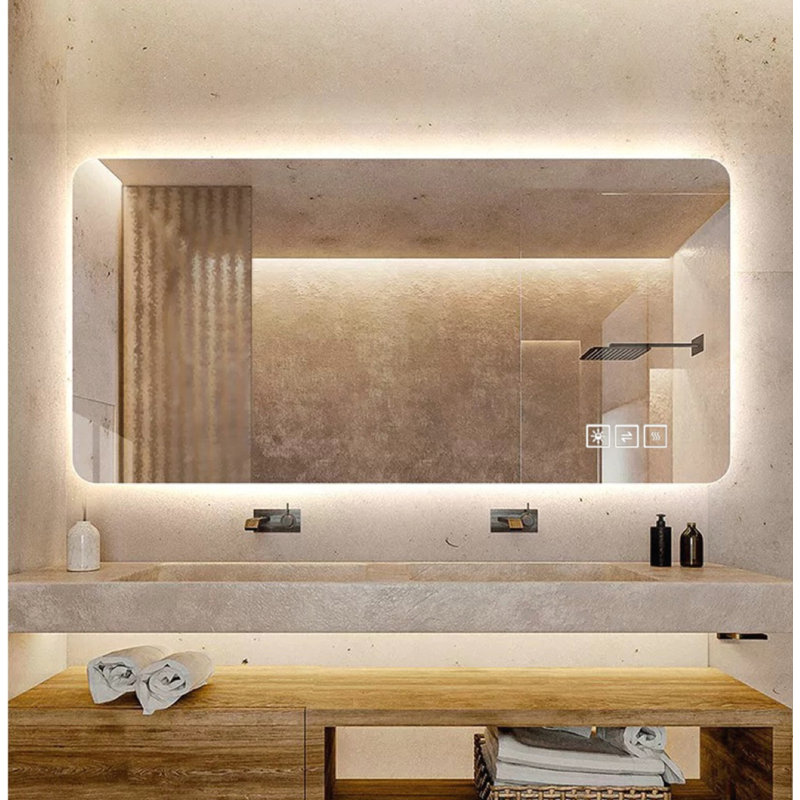 Wall Mounted LED lighting mirror