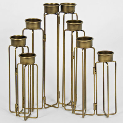 Metal Tabletop Candelabra