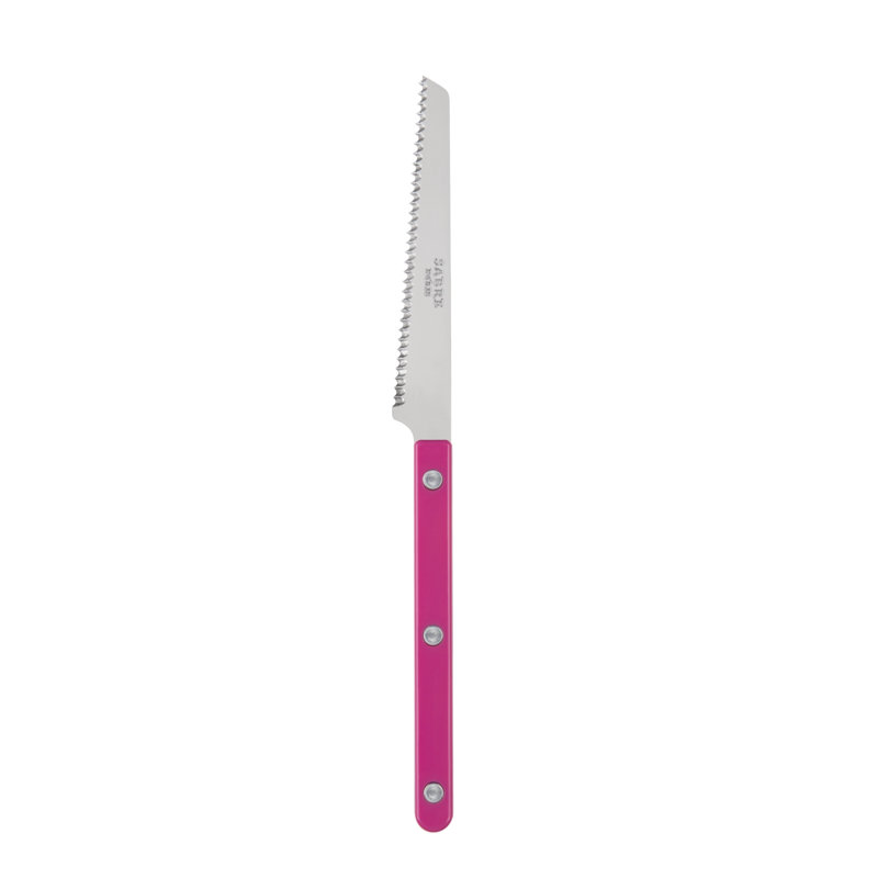 Bistrot Solid 4'' L Tomato Knife, Raspberry
