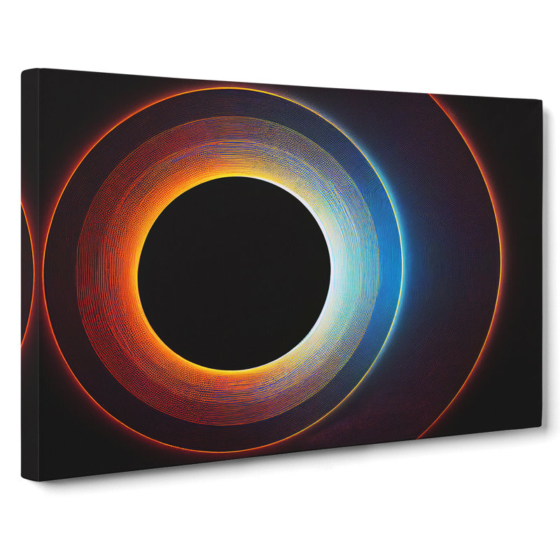 Hopeful Modern Abstract Art - Wrapped Canvas, 40cm H x 60cm W x 3cm D