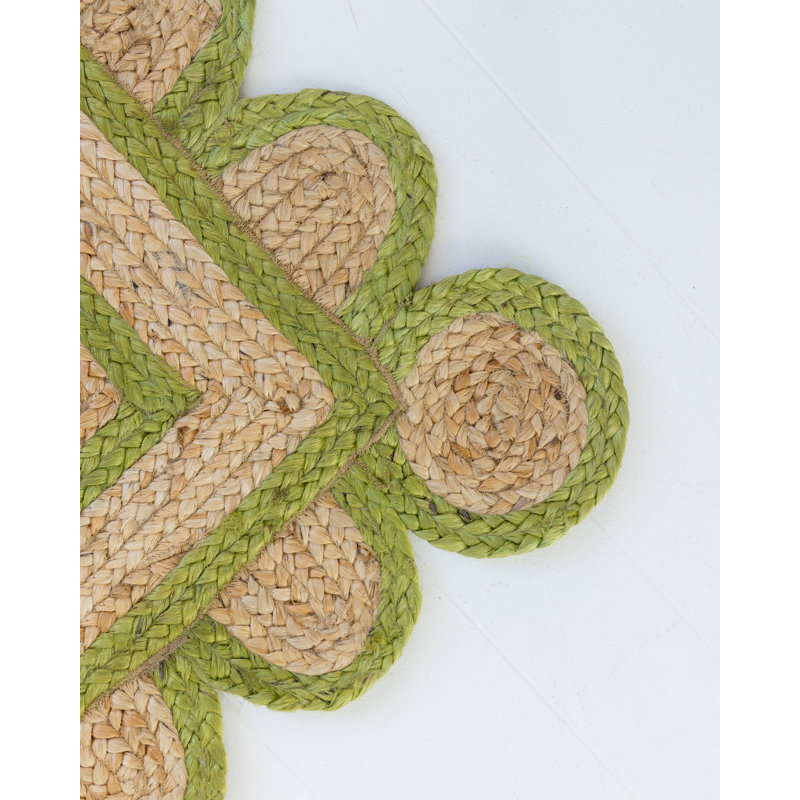 Hand Braided Jute / Sisal Area Rug, Rectangle 2' x 3'