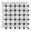Marble Octagon and dot Mosaic Wall & Floor Tile
