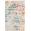 Tapis abstrait crème / orange / bleu Felty-1595357833