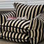 Chaises d'appoint simples en sherpa à rayures-134058263-134058266
