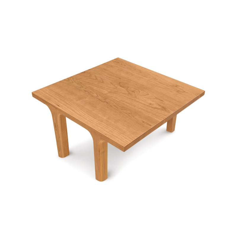 Sierra Solid Wood End Table, Natural Cherry, 24" D x 24" W x 14" H