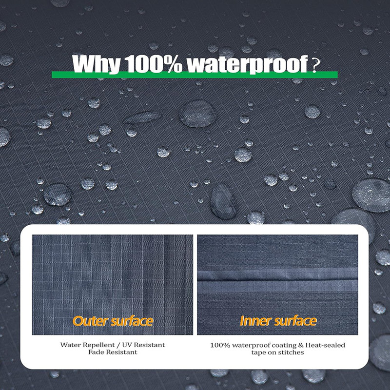  Patio Furniture Covers, Waterproof Uv Resistant Rip-stop Cover For Outdoor Furniture, Grey,